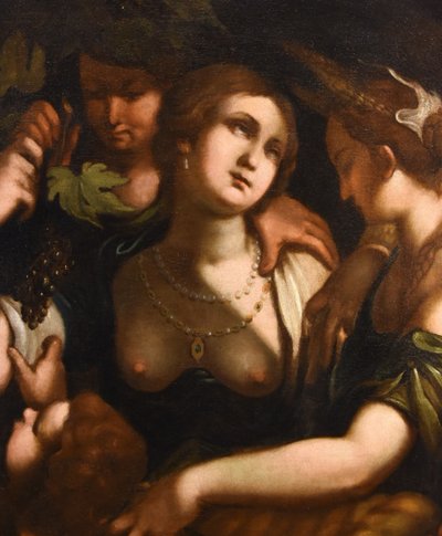 Vénus, Bacchus Et Cérès, Giovanni Battista Paggi (Gênes 1554 - 1627)