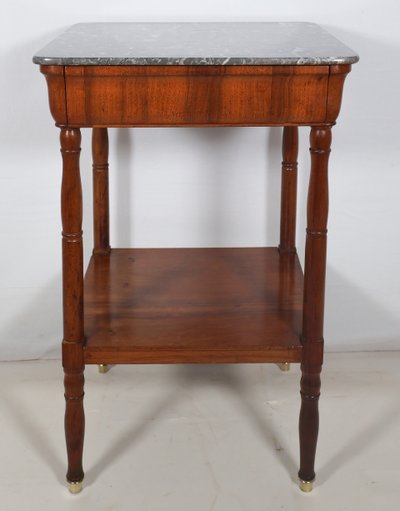 Table désserte en noyer  époque restauration