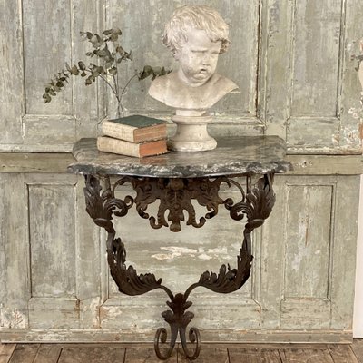 Console en fer forgé XVIII ème