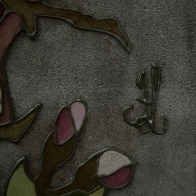 Olio su tavola Jane Larroque Premier Bal natura morta