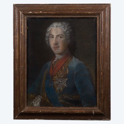 Portrait of Louis Ferdinand de France after M. Quentin de La Tour 18th century