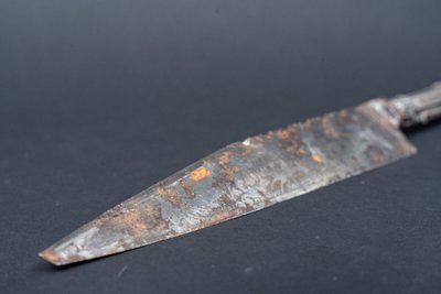 Juan Manuel de Rosas engraved Libertad gaucho Facon Bowie silver