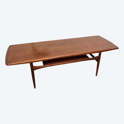 Grande tavolino scandinavo in teak di Robert Christensen