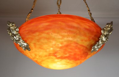 Daum hanging chandelier from the 1900s