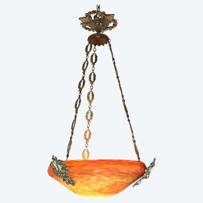 Daum hanging chandelier from the 1900s