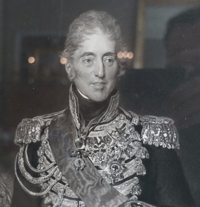 Large royalist engraving: Charles X King of France in 1825 after Lawrence - 86.5cm x 68.5cm