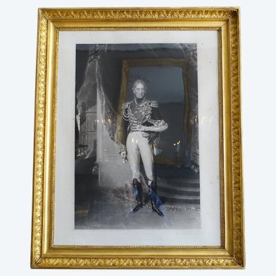 Large royalist engraving: Charles X King of France in 1825 after Lawrence - 86.5cm x 68.5cm