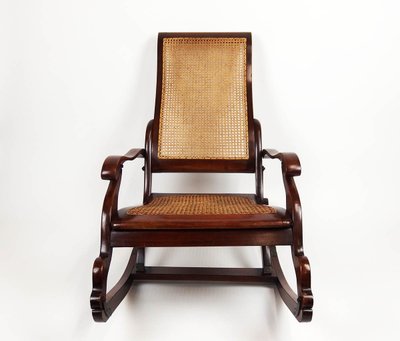 19th century folding rocking chair