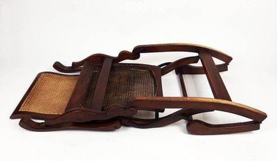 19th century folding rocking chair
