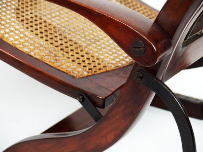 19th century folding rocking chair