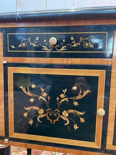 Paire de tables de chevets de style Louis XVI JANSEN