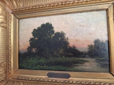 Paesaggio Jules DUPRÉ Scuola Barbison Romanticismo francese
