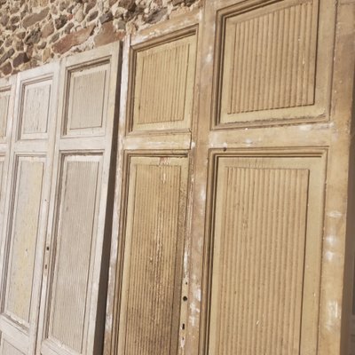 ## VENDU ITALIE TOSCANE ## 3 Paires Ou 6 Portes De Communication Ou Placards Anciens