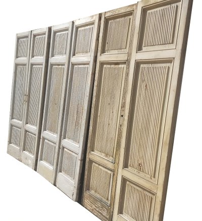 ## VENDU ITALIE TOSCANE ## 3 Paires Ou 6 Portes De Communication Ou Placards Anciens