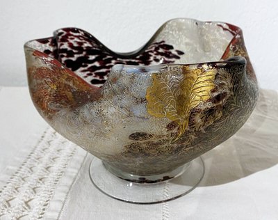 Cup 1900 "Printemps" Japanese decor Clichy St Denis Montjoie cf. Legras