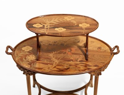Emile Gallé, Table à Thé, Mobilier Art Nouveau