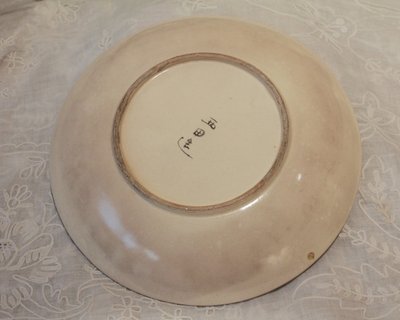 Satsuma Faience Plate with Flower and Bird Design, Japan, Meiji period, Late 19th Century