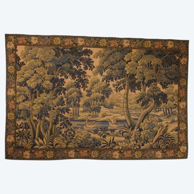 Flemish Verdure Tapestry - 20th Century