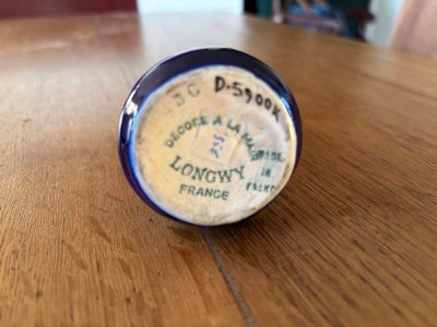 3 vases miniatures longwy