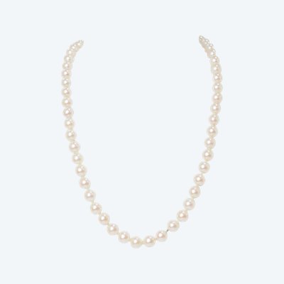 Collier en or jaune et perles d'Akoya