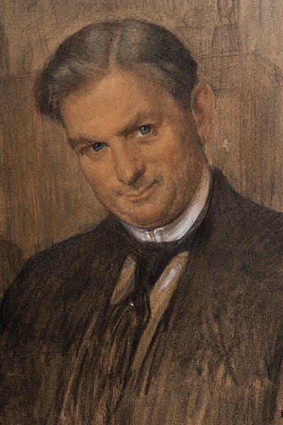 Ritratto ad acquerello del chirurgo Paul Thoby di E. Fougerat 1933
