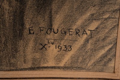 Ritratto ad acquerello del chirurgo Paul Thoby di E. Fougerat 1933