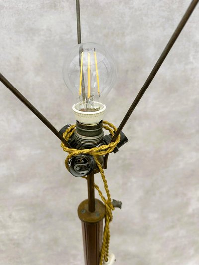 Stehlampe Holz
