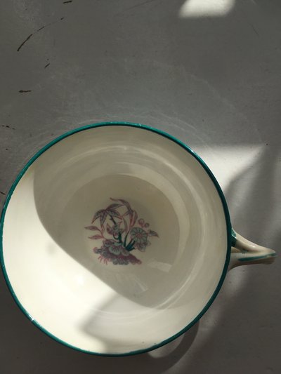 Tasse à thé Sarreguemines décor Minton 