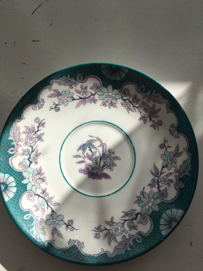 Tasse à thé Sarreguemines décor Minton 