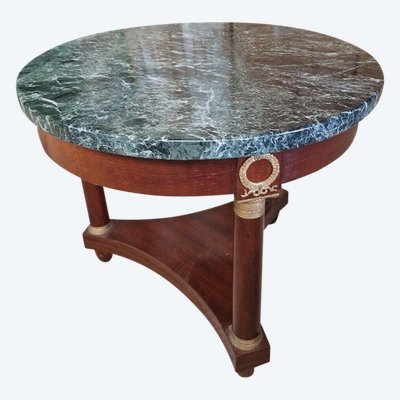 Table Guéridon Française Ancienne De Style Empire