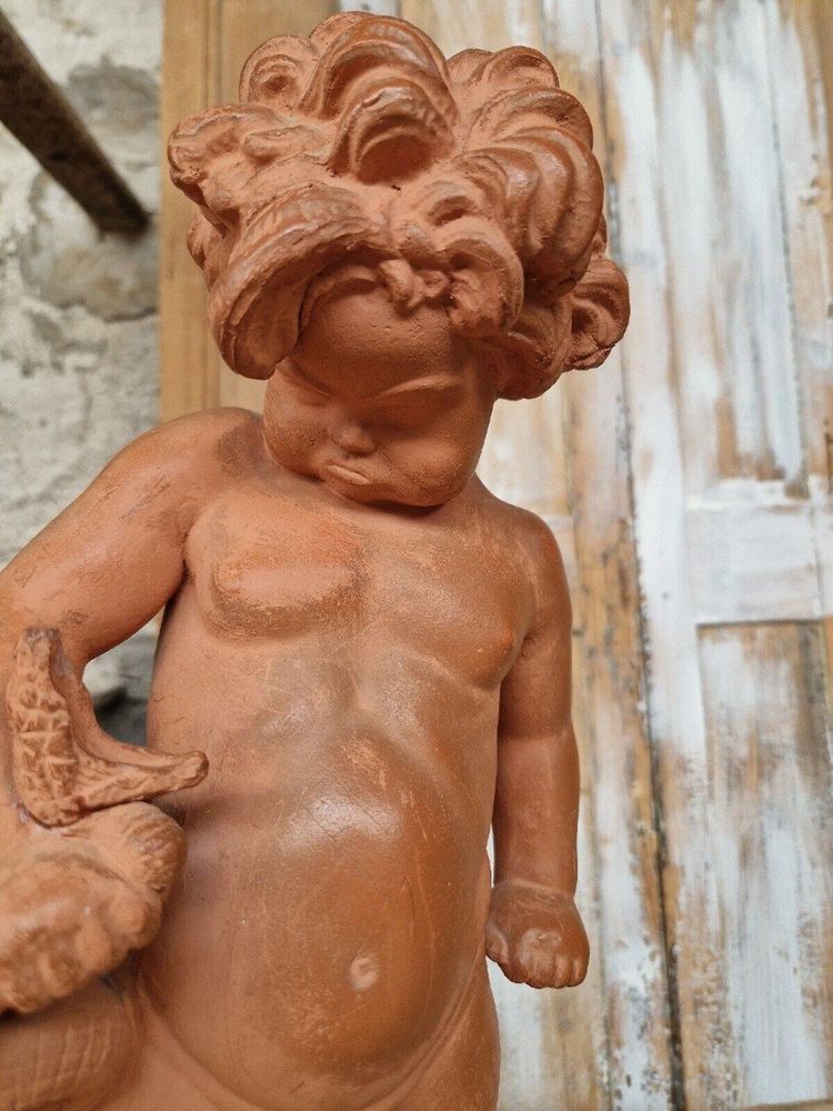 Sculpture Ancienne D’hercule 20ème Siècle Signée Marcel Courbier