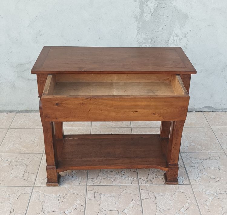 Console Restauration en noyer