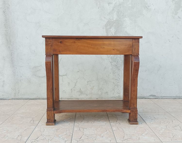 Console Restauration en noyer