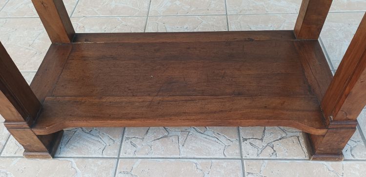 Console Restauration en noyer