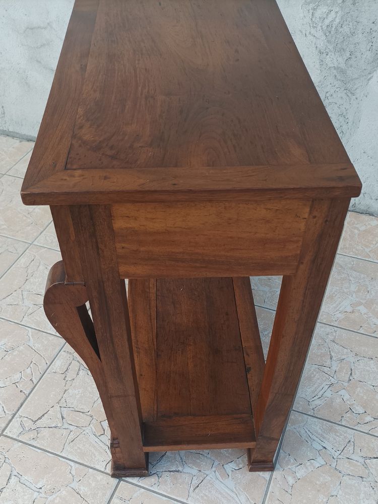 Console Restauration en noyer