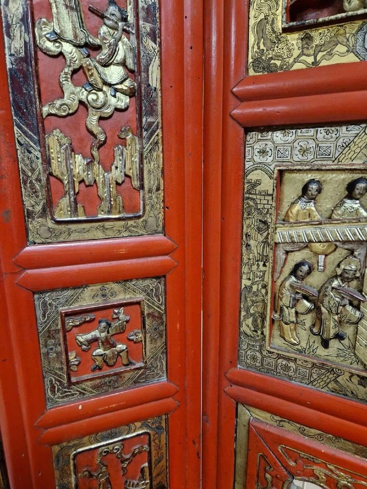 Antique Chinese Qing Dynasty Bathroom Cabinet