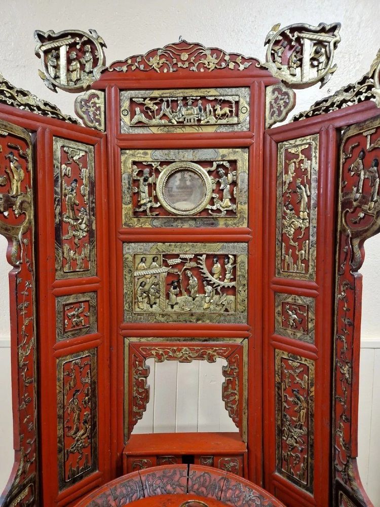 Antique Chinese Qing Dynasty Bathroom Cabinet