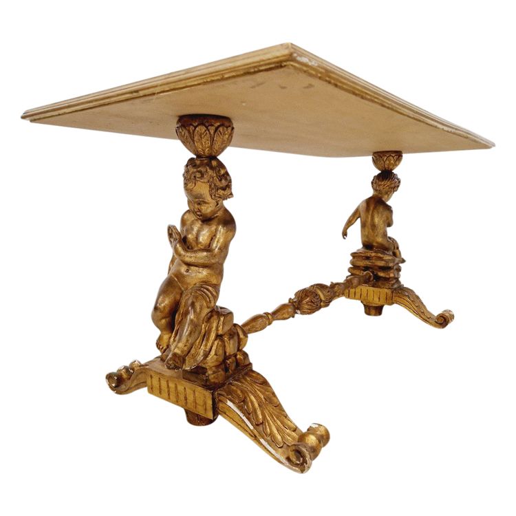 Antiker Barock Couchtisch, Italien