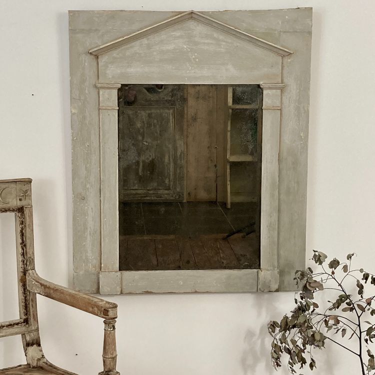 Directoire period paneled mirror