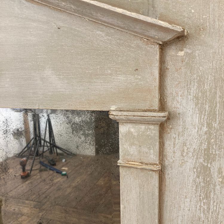 Directoire period paneled mirror