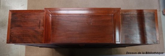 Important Property Library in Mahogany, Louis XVI style - End of XIXth century