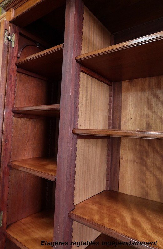 Important Property Library in Mahogany, Louis XVI style - End of XIXth century