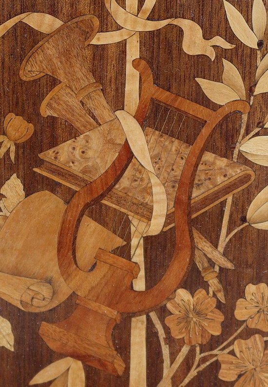 Important Property Library in Mahogany, Louis XVI style - End of XIXth century