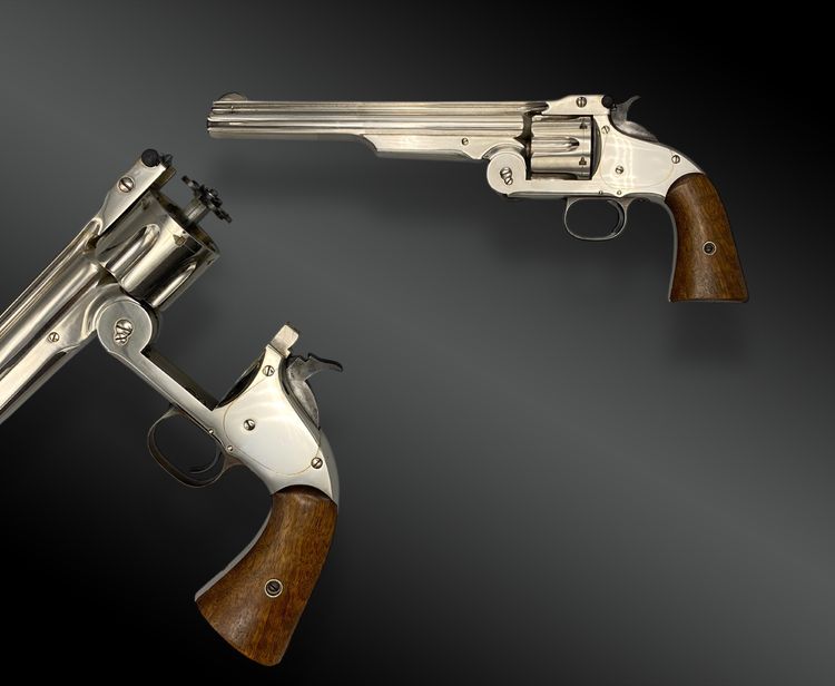 Revolver Smith et Wesson, N°3 second model. American model. États-Unis – 1872 à 1874
