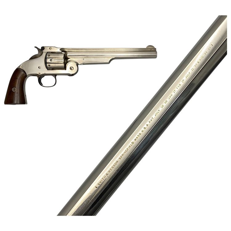 Revolver Smith et Wesson, N°3 second model. American model. États-Unis – 1872 à 1874