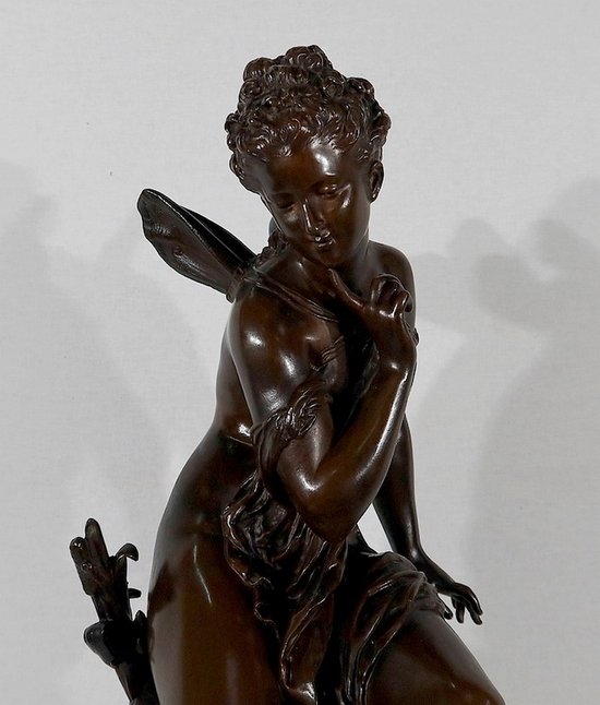  Importante bronzo "Ondine" di M. Moreau - metà del 19° secolo