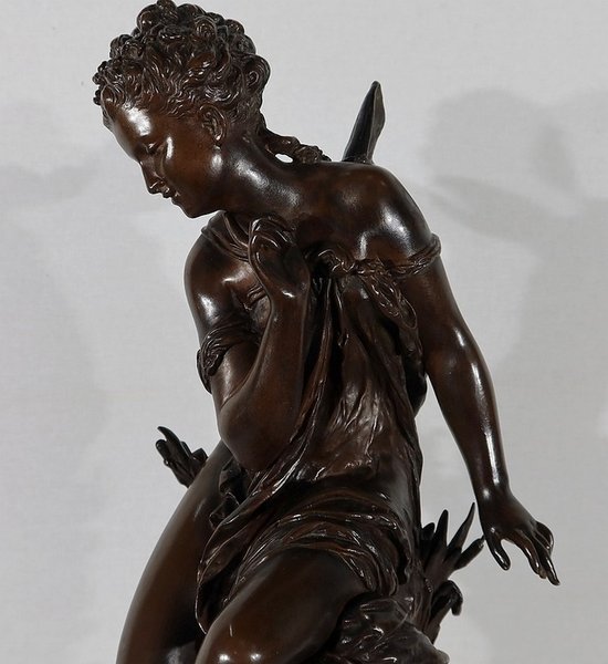  Importante bronzo "Ondine" di M. Moreau - metà del 19° secolo