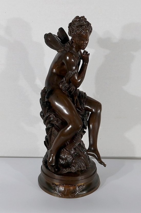  Importante bronzo "Ondine" di M. Moreau - metà del 19° secolo