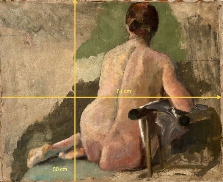 Modèle de dos , femme nue