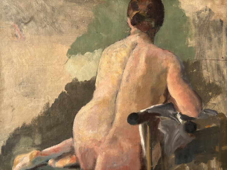 Modèle de dos , femme nue
